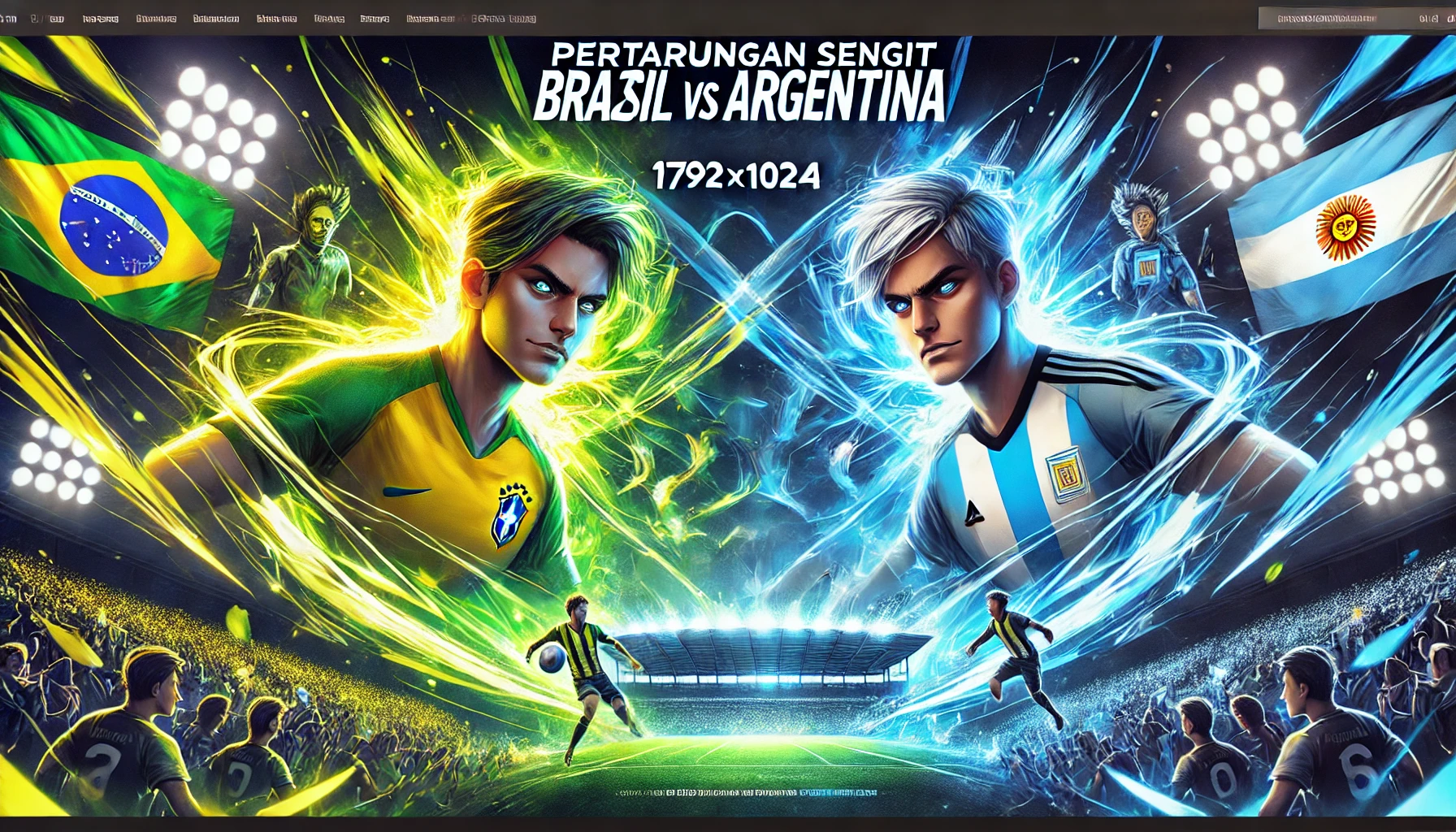 Pertarungan Sengit Brasil vs Argentina