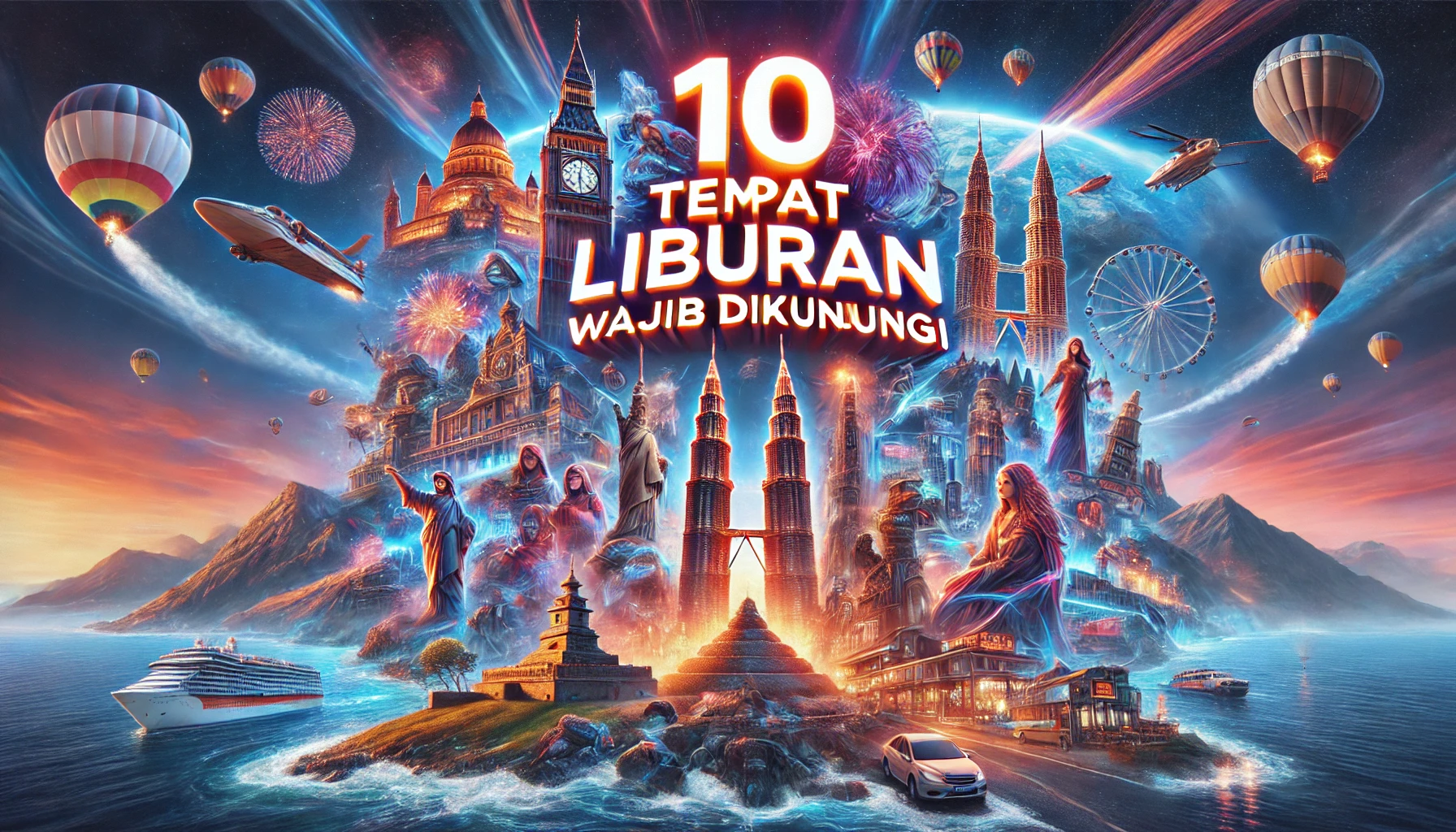 10 Tempat Liburan Wajib Dikunjungi