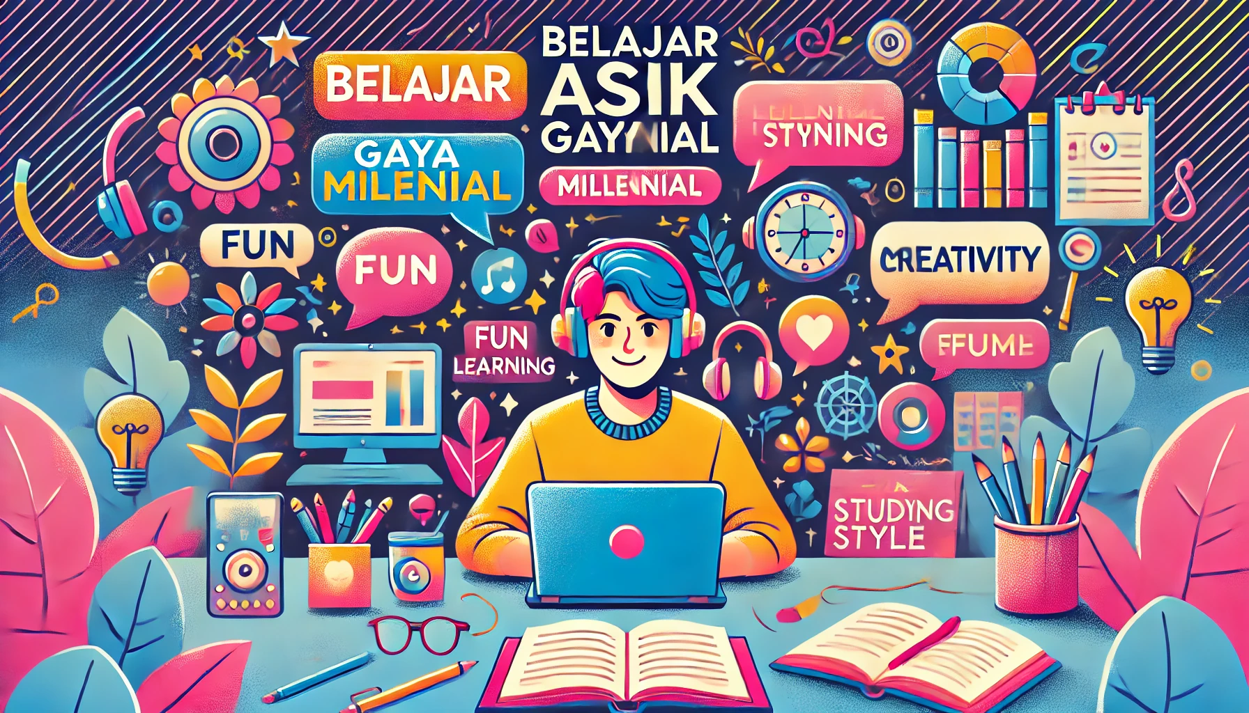 Belajar Asik Gaya Milenial