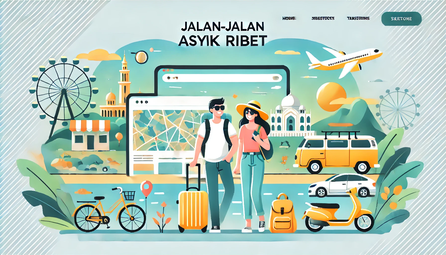 Jalan-Jalan Asyik Anti Ribet