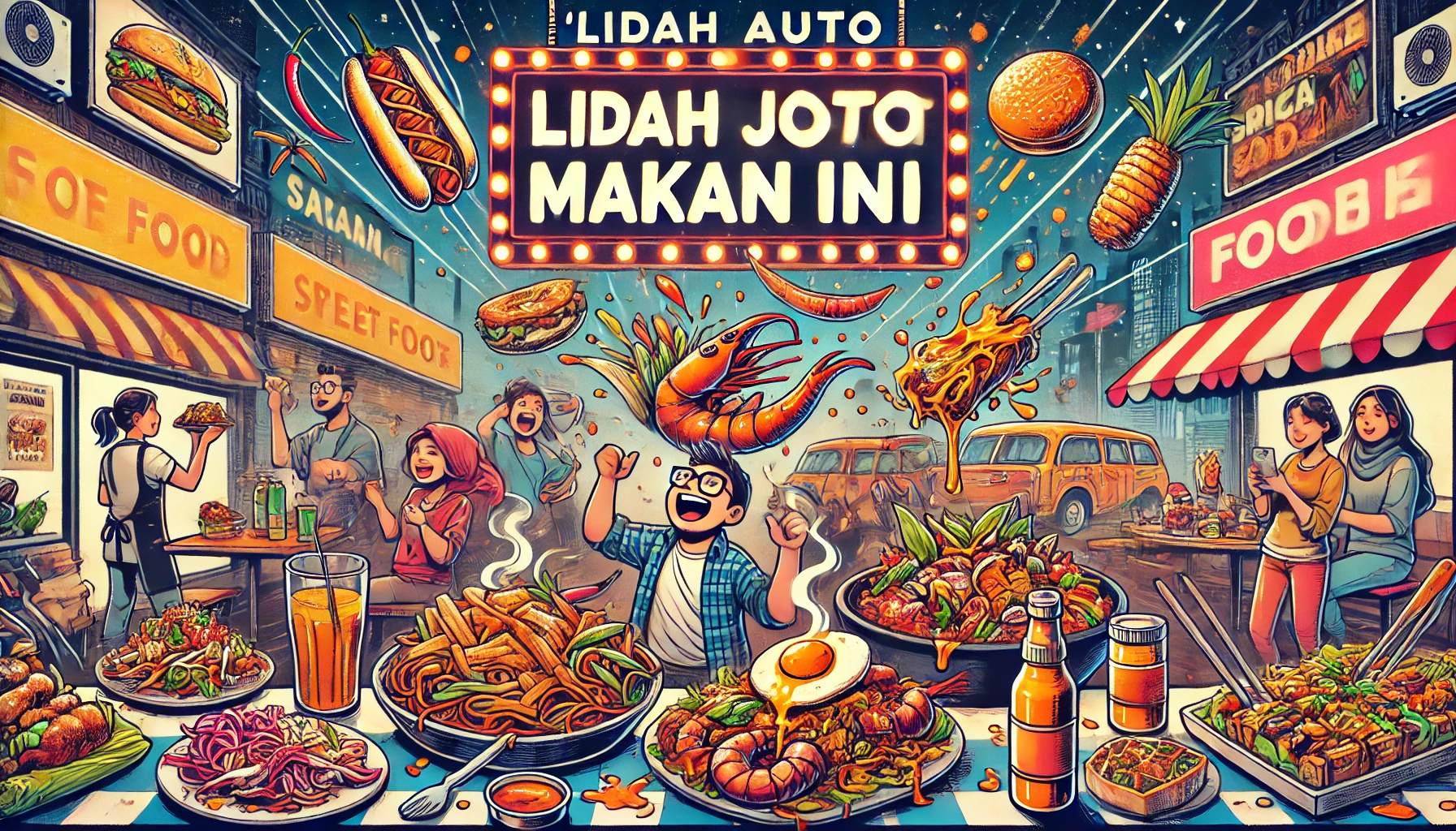 Lidah Auto Joget Makan Ini