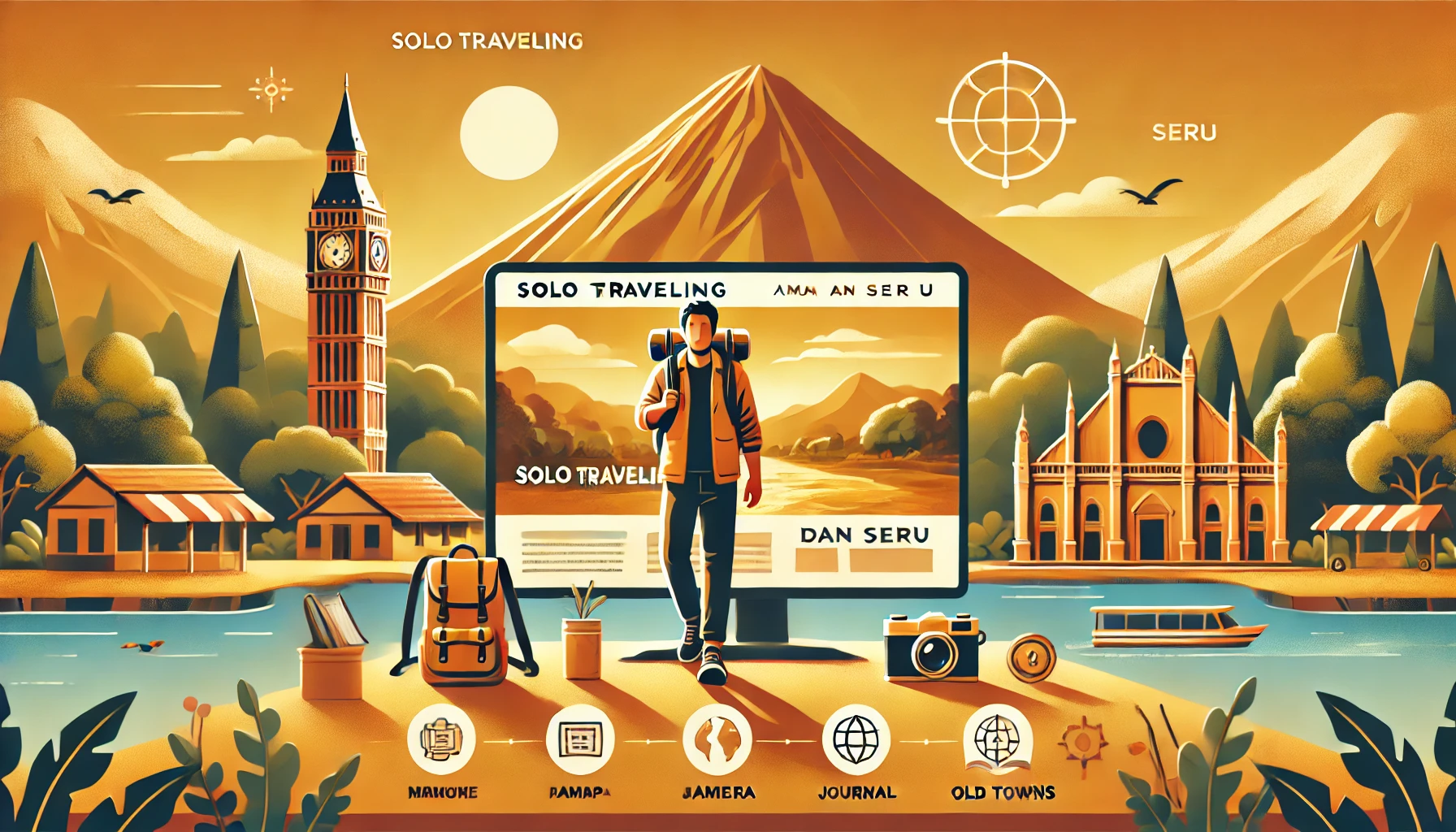 Solo Traveling Aman dan Seru