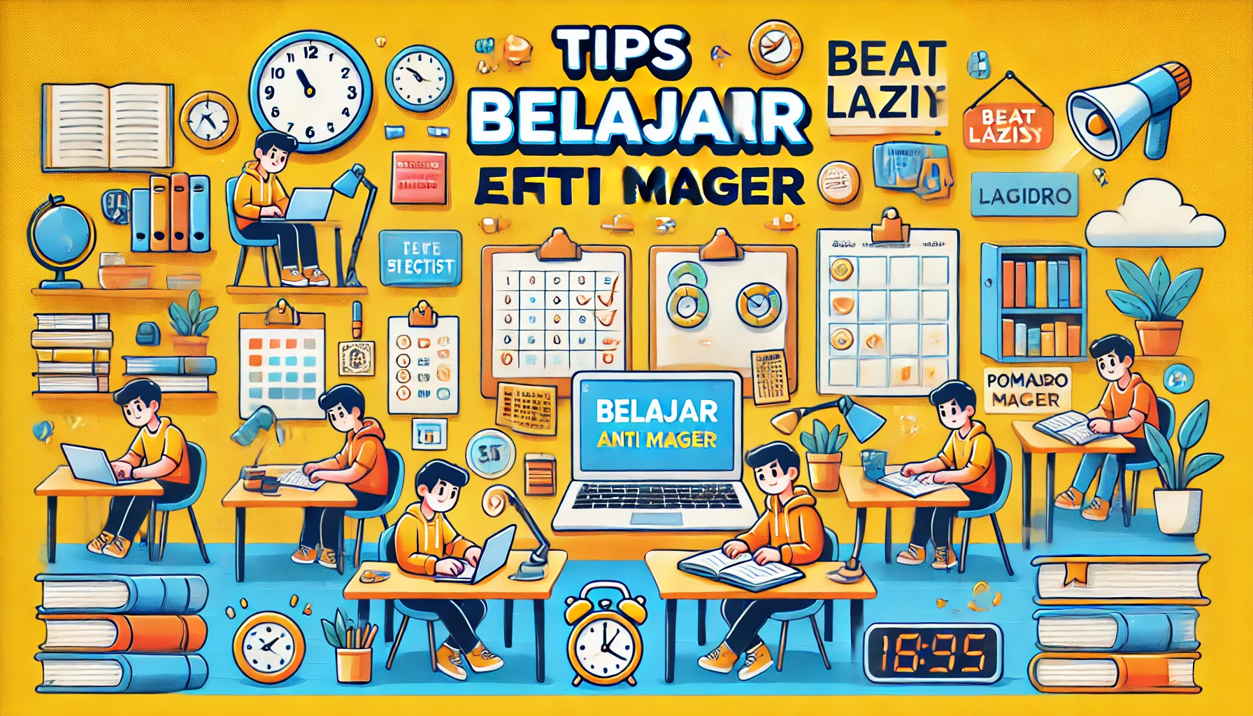 Tips Belajar Efektif Anti Mager