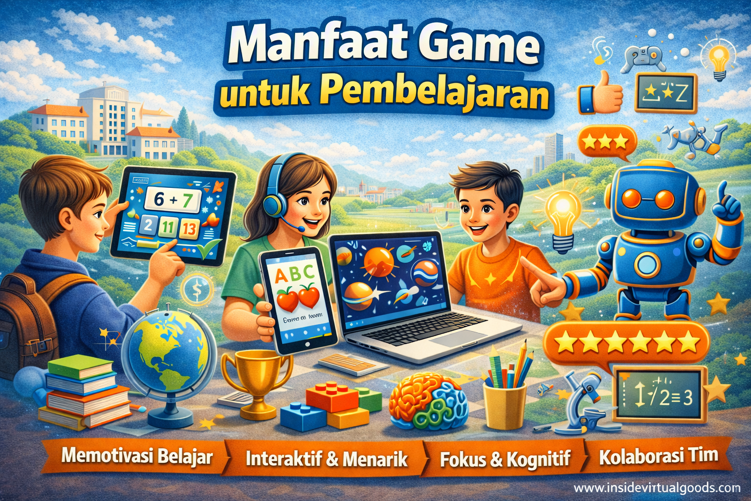 Manfaat Game untuk Pembelajaran 5 Manfaat Game untuk Pembelajaran