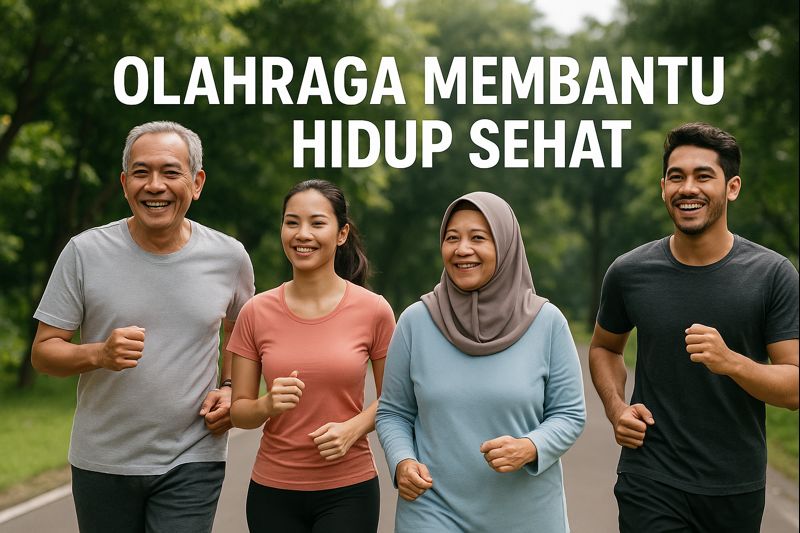 Olahraga Membantu Hidup Sehat 3 Olahraga Membantu Hidup Sehat
