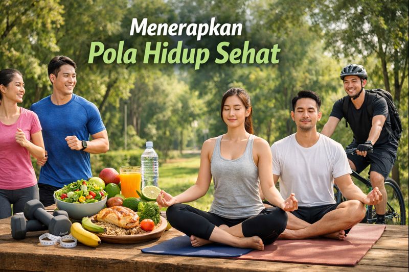 Menerapkan Pola Hidup Sehat 1 Menerapkan Pola Hidup Sehat