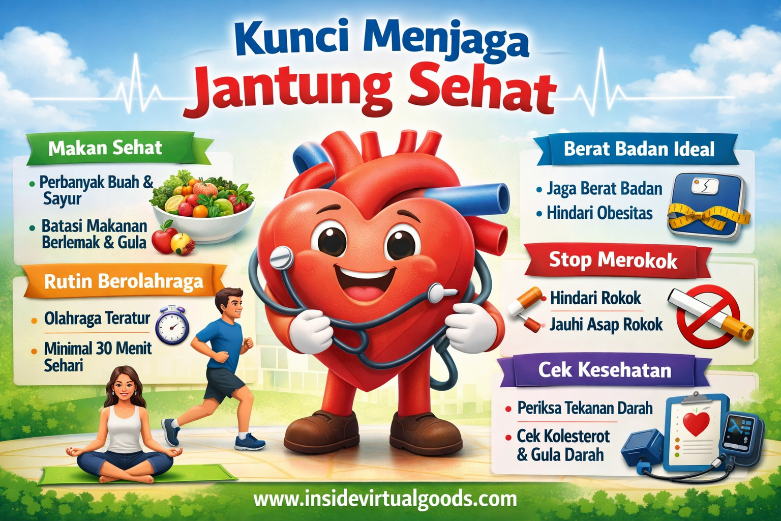 Kunci Menjaga Jantung Sehat