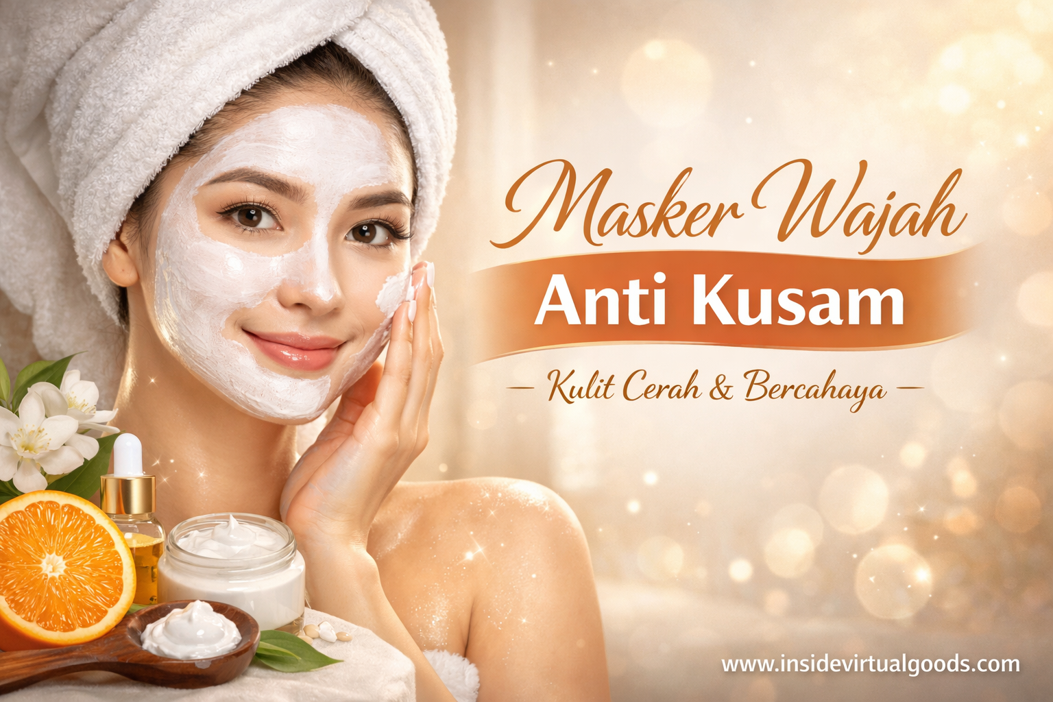 Masker Wajah Anti Kusam